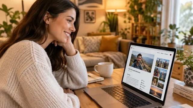 Profilo sincero per incontri online seri e relazione autentica